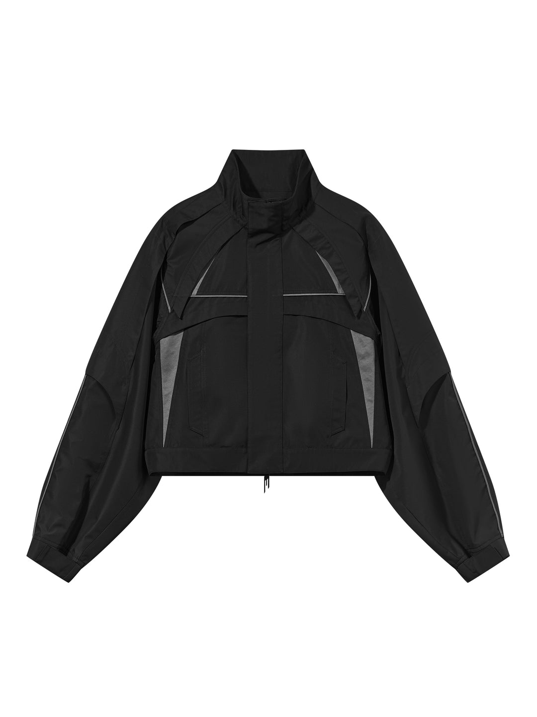 BLIND NO PLAN Color Blocking Short Jacket