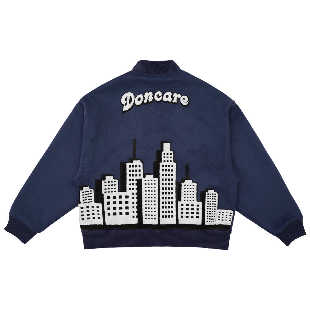 DONCARE Skyline Varsity Jacket | Face 3 Face