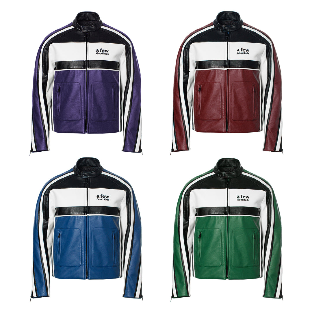 Biker jacket | Moto Jacket / Biker Racing Jacket | Face 3 Face