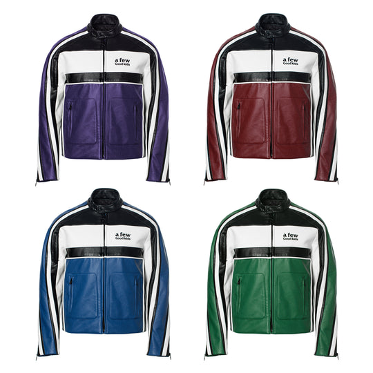 Biker jacket | Moto Jacket / Biker Racing Jacket | Face 3 Face