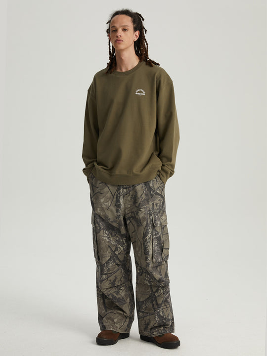 Wassup House Eagle Boxer Printing Sweatshirt