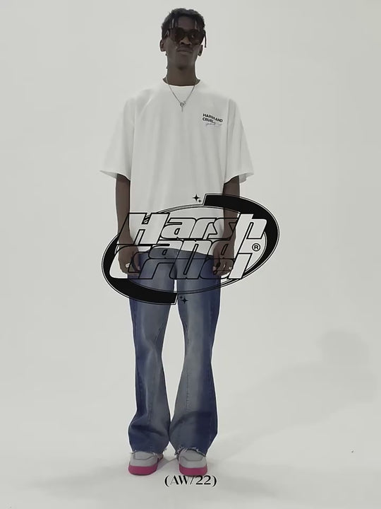 Harsh and Cruel Gradient Washed Denim