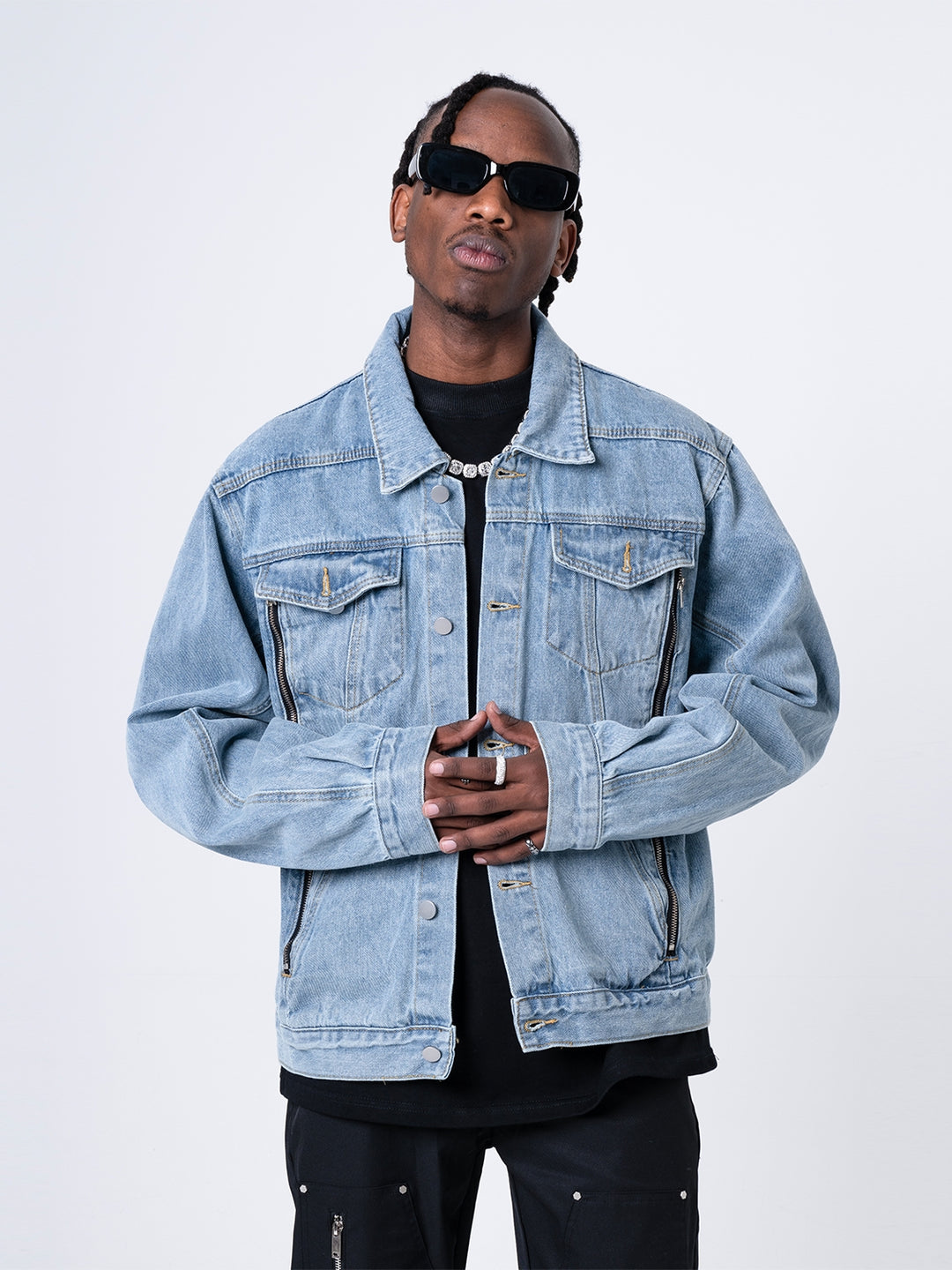 CSF for THREE FACE - DENIM JACKET 1st- csf for three face DENIM JACKET