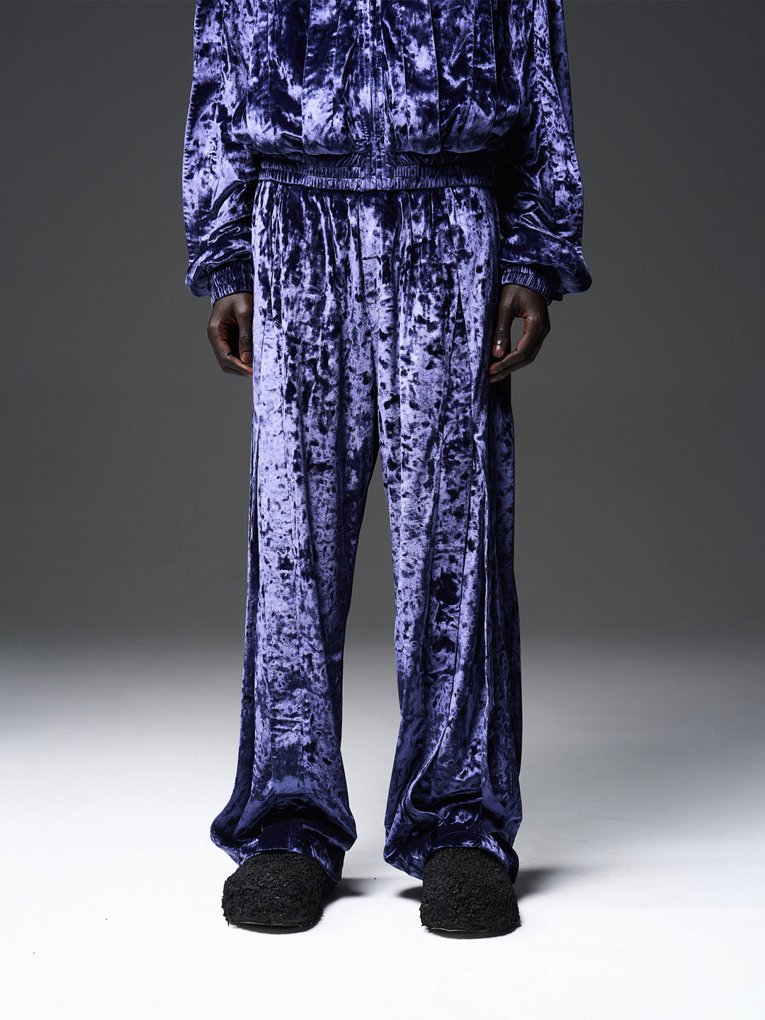 BLIND NO PLAN 3D Fly Hank Velvet Pants