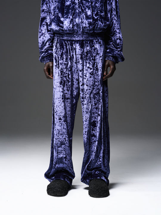 BLIND NO PLAN 3D Fly Hank Velvet Pants