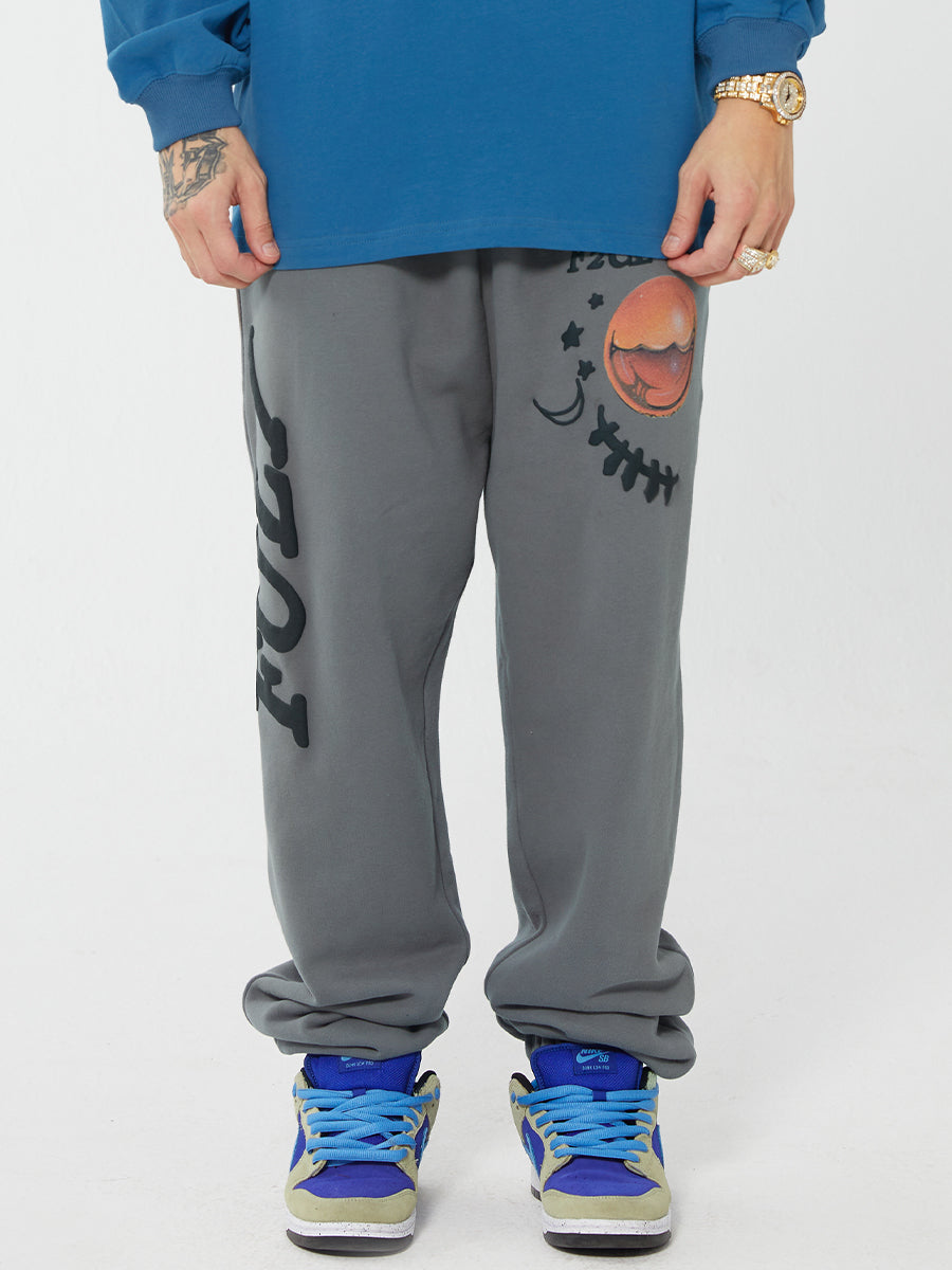 F2CE Foam Print Sweatpants | Face 3 Face