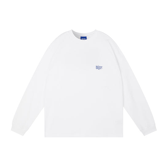 Wassup House Liner Font Logo Long Sleeved Tee