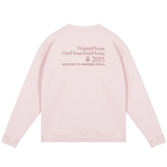 Wassup House Earth Planting Printed Embroidery Sweatshirt