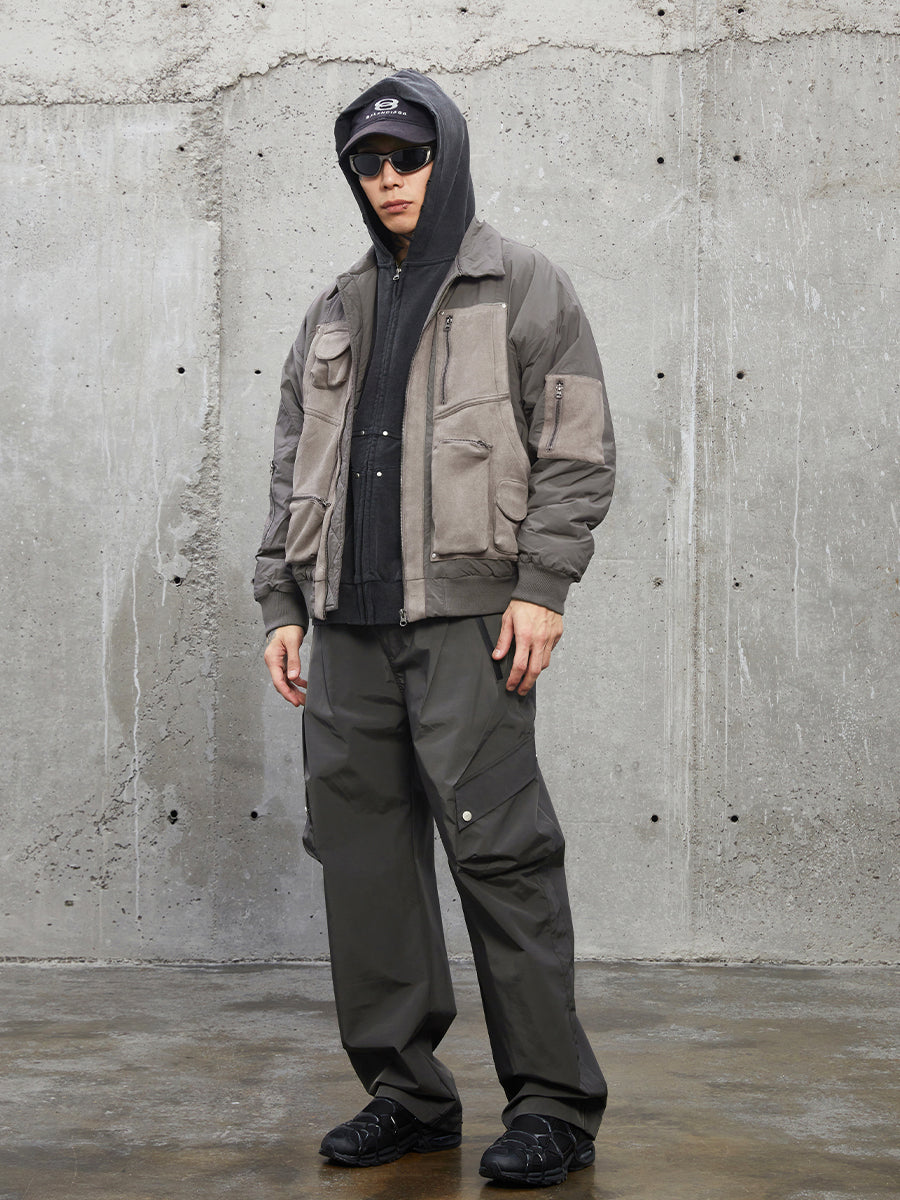 F2CE Multi Pockets Bomber Flight Jacket