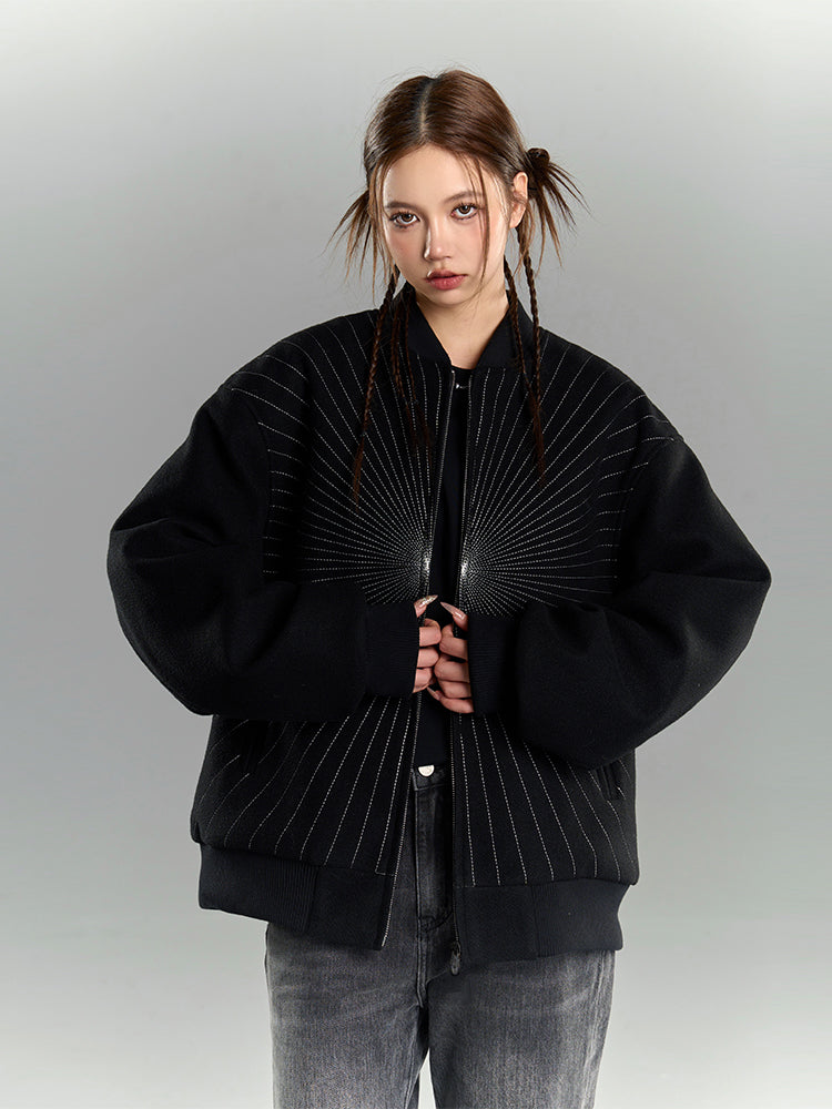 YADcrew Radiation Baseball Jacket