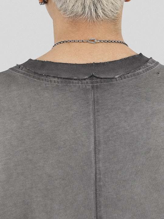 UNDERWATER Destruction Deconstruction Patchwork Tee