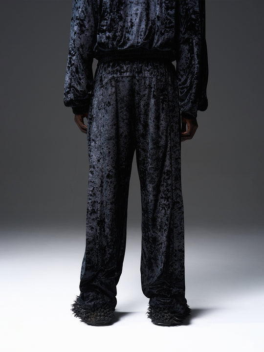 BLIND NO PLAN 3D Fly Hank Velvet Pants