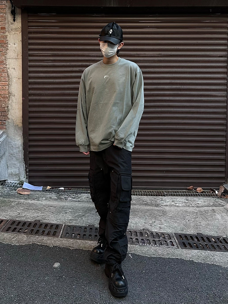 F2CE Small Logo Printing Long Sleeved Tee