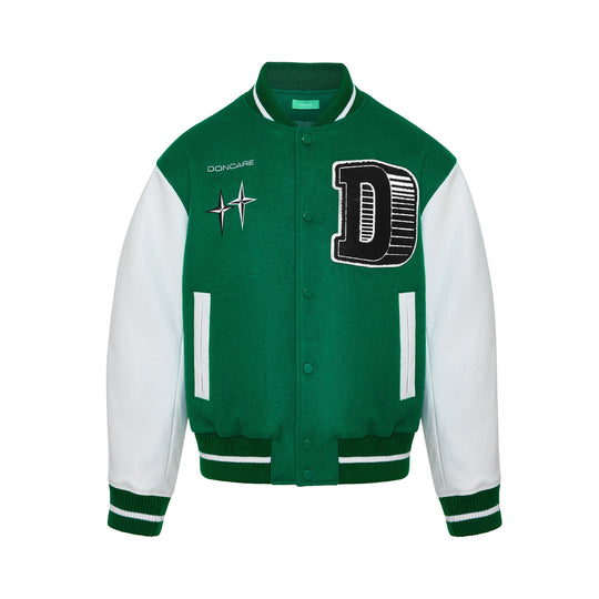 DONCARE D LOGO Varsity Jacket | Face 3 Face