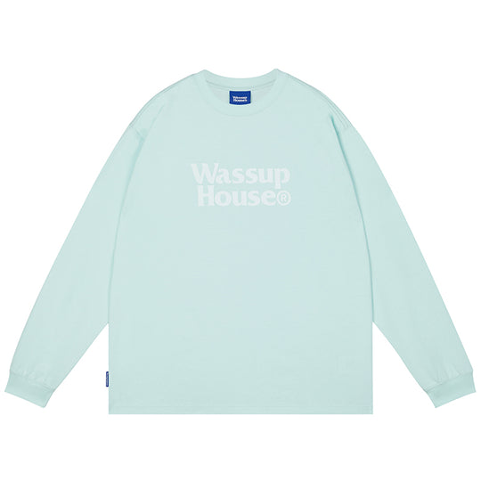 Wassup House Double Line Logo Long Sleeved Tee
