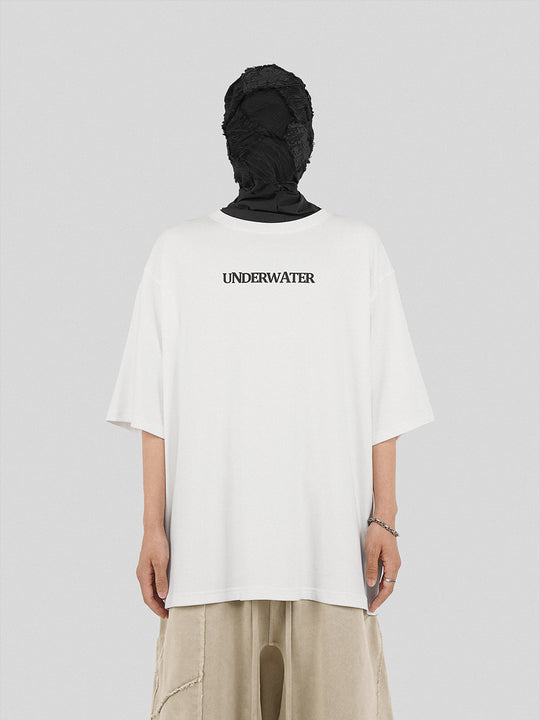 UNDERWATER Basic Logo Printed Tee