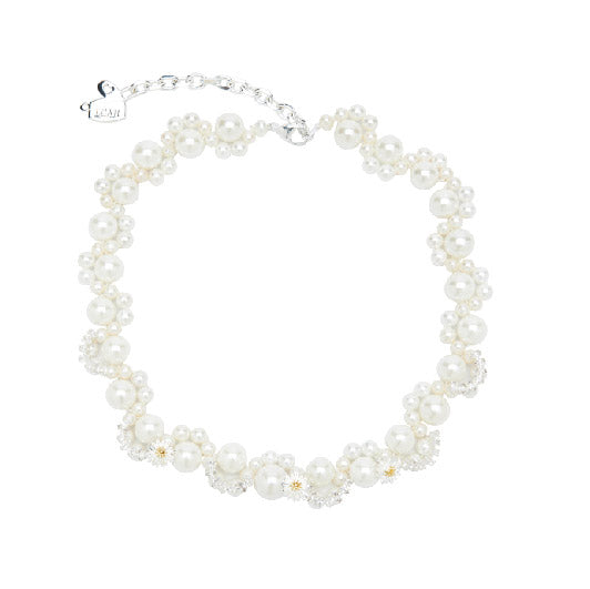 NboStore Daisy & Pearl Necklace | Face 3 Face