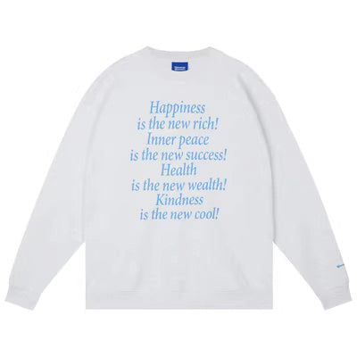 Wassup House Slogan Printing Sweatshirt