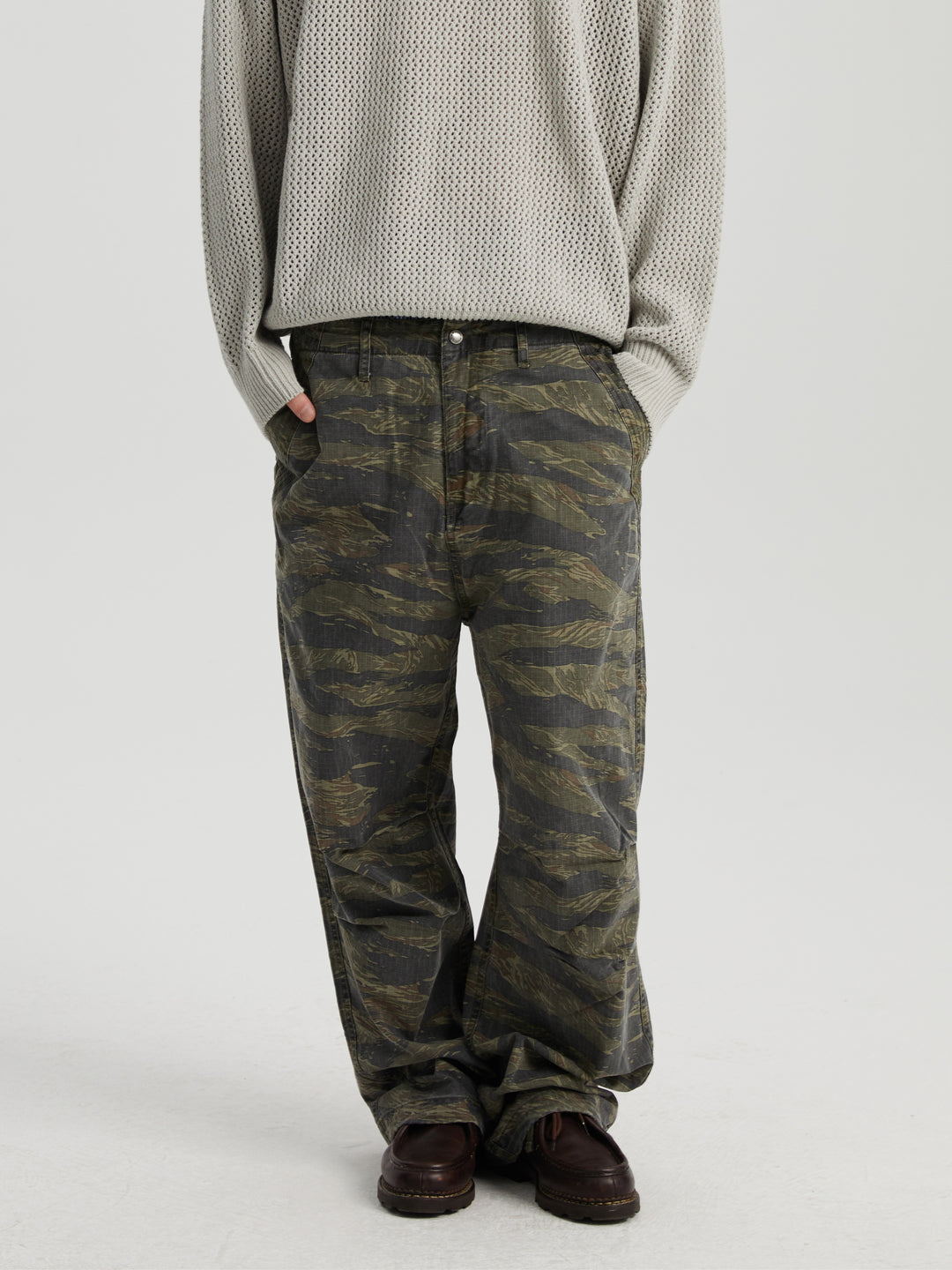 Wassup House Tree Camouflage Old Work Pants