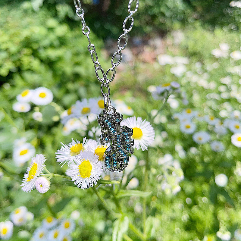 NboStore Diamonds LOGO Necklace | Face 3 Face