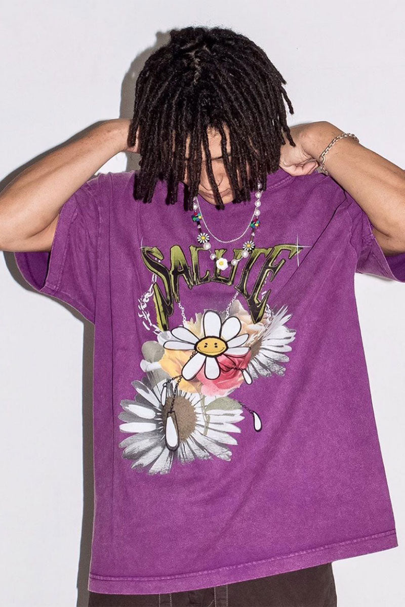 SALUTE Daisy Sunflower Smiley Flower Tee | Face 3 Face