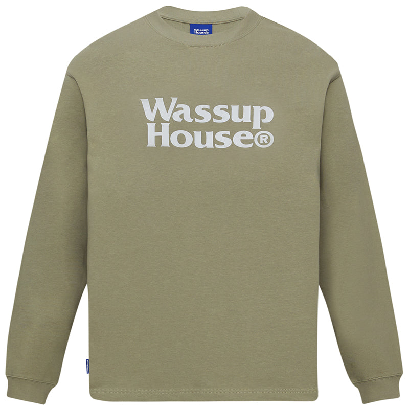 Wassup House Double Line Logo Long Sleeved Tee