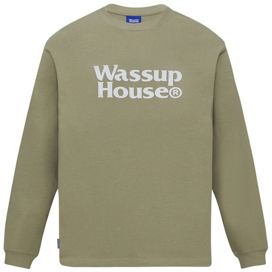 Wassup House Double Line Logo Long Sleeved Tee