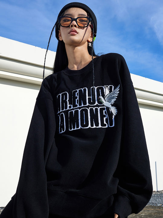 MEDM Three Dimensional Embroidery Sweatshirts | Face 3 Face