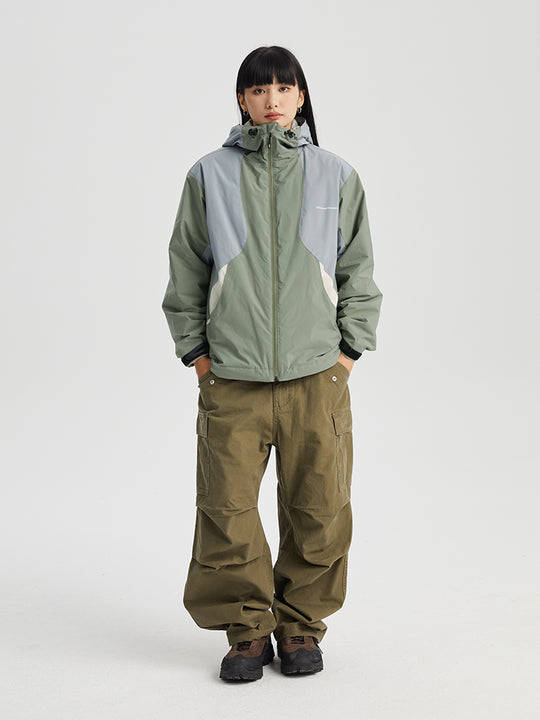 Wassup House Color Blocking Waterproof Down Jacket