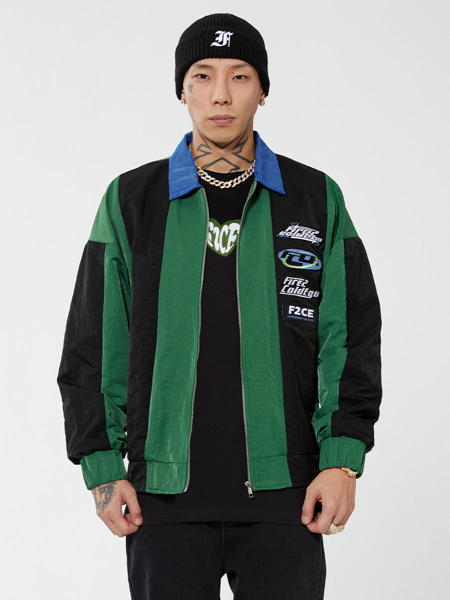 F2CE Sports Striped Top Jacket | Face 3 Face