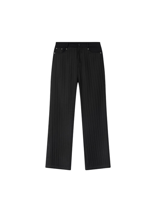 BLIND NO PLAN 3D Texture & Studded Suit Pants