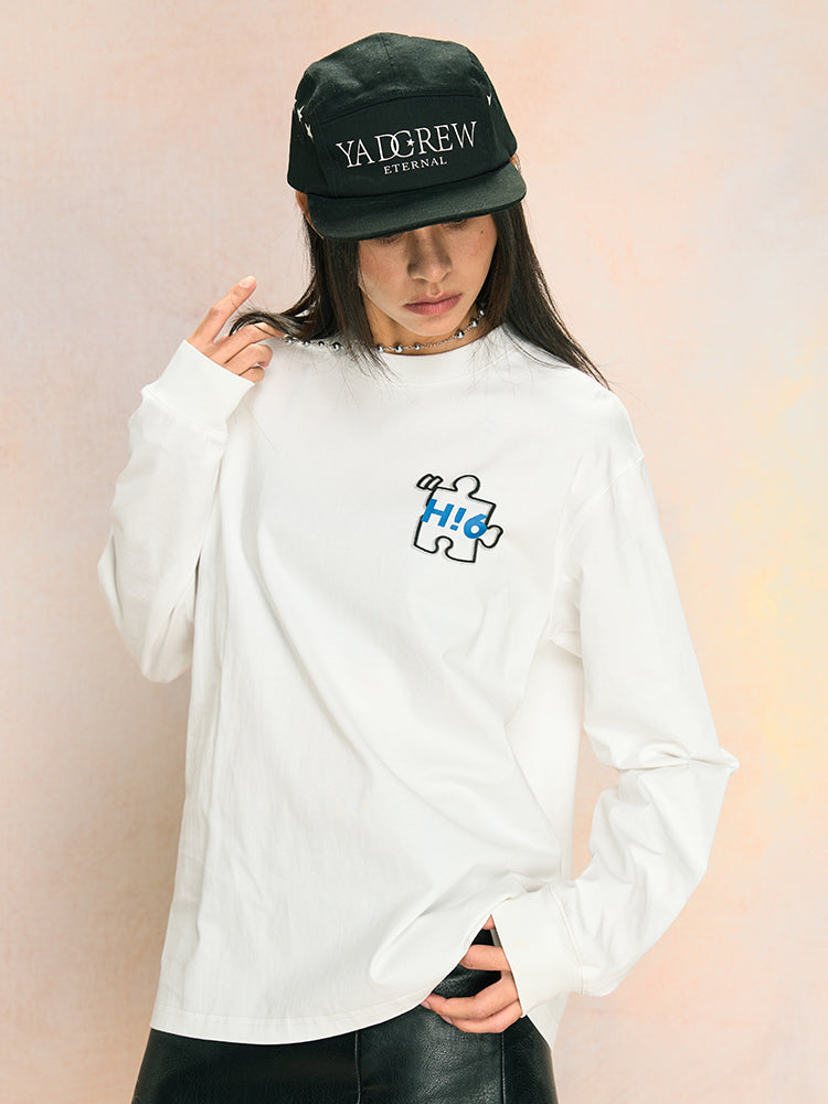 YADcrew Hello Saturday Long Sleeve Tee