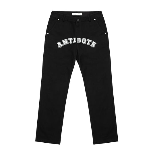 ANTIDOTE Embroidered LOGO Trousers | Face 3 Face