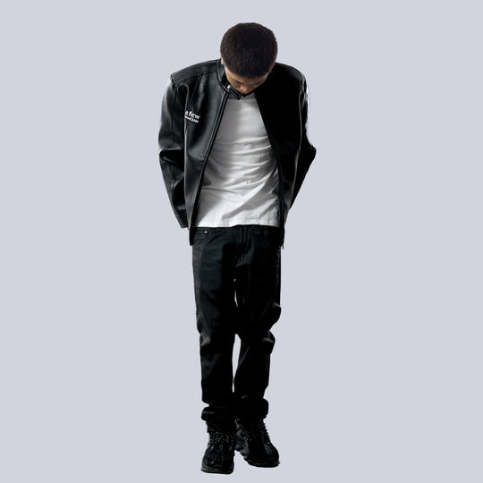 AFGK 3D Logo Single Biker Jacket | Face 3 Face