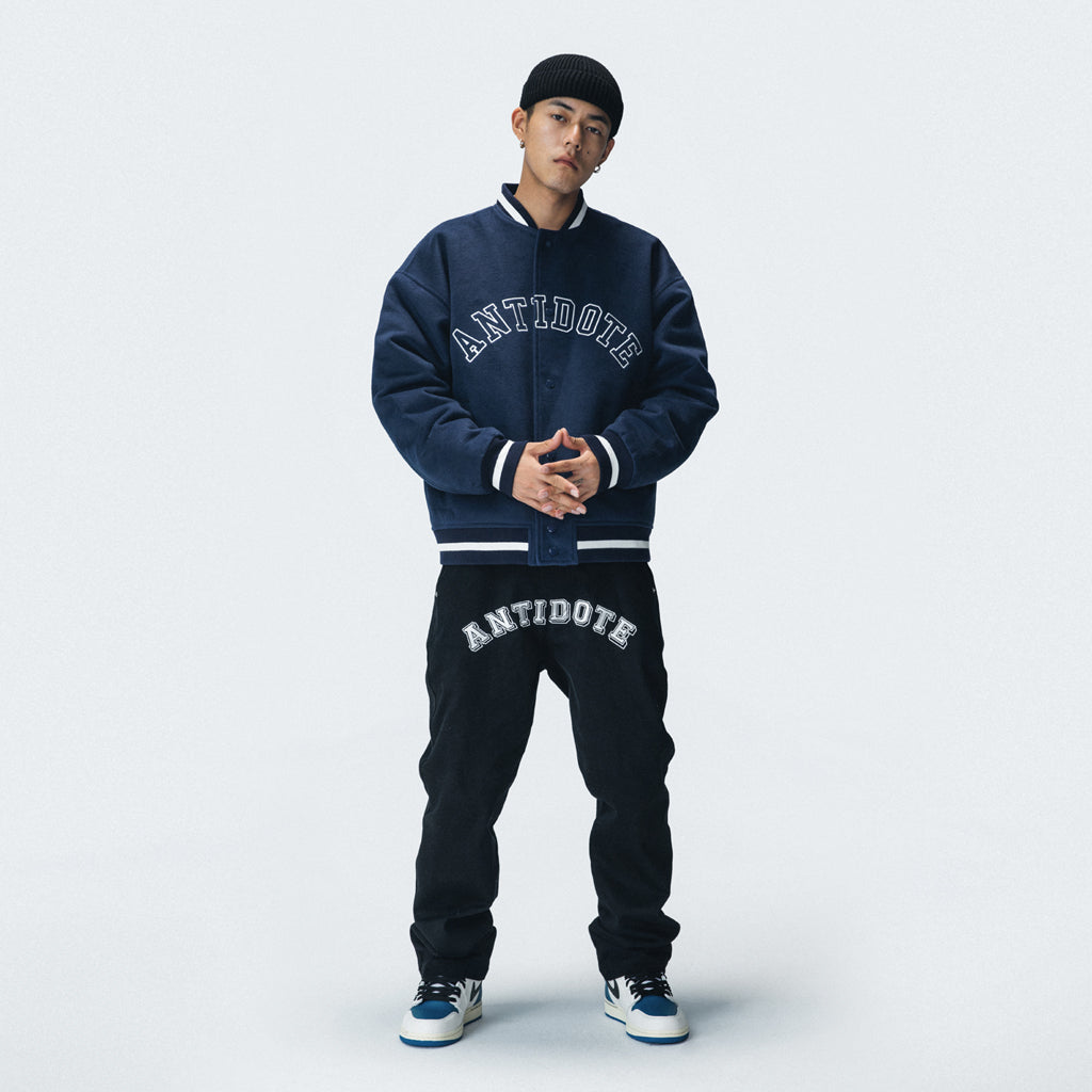 ANTIDOTE Embroidered LOGO Trousers | Face 3 Face