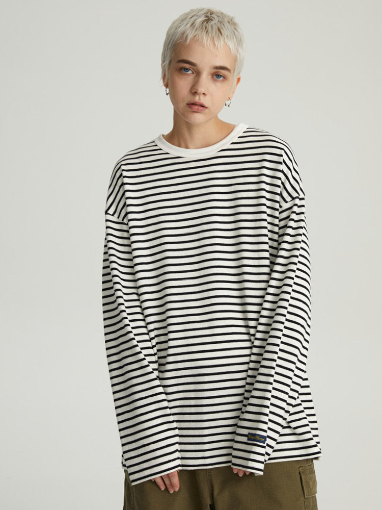 Wassup House Striped Long Sleeved Tee