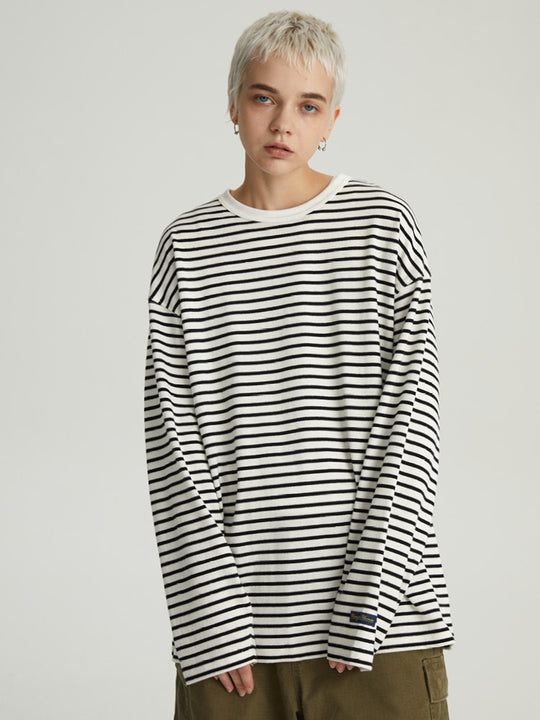 Wassup House Striped Long Sleeved Tee
