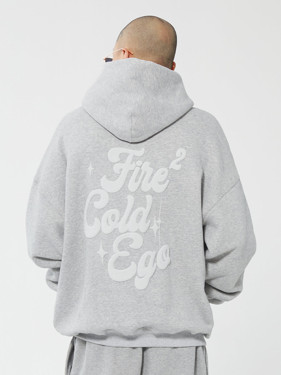 F2CE Foam Printing LOGO Pullover Hoodie | Face 3 Face