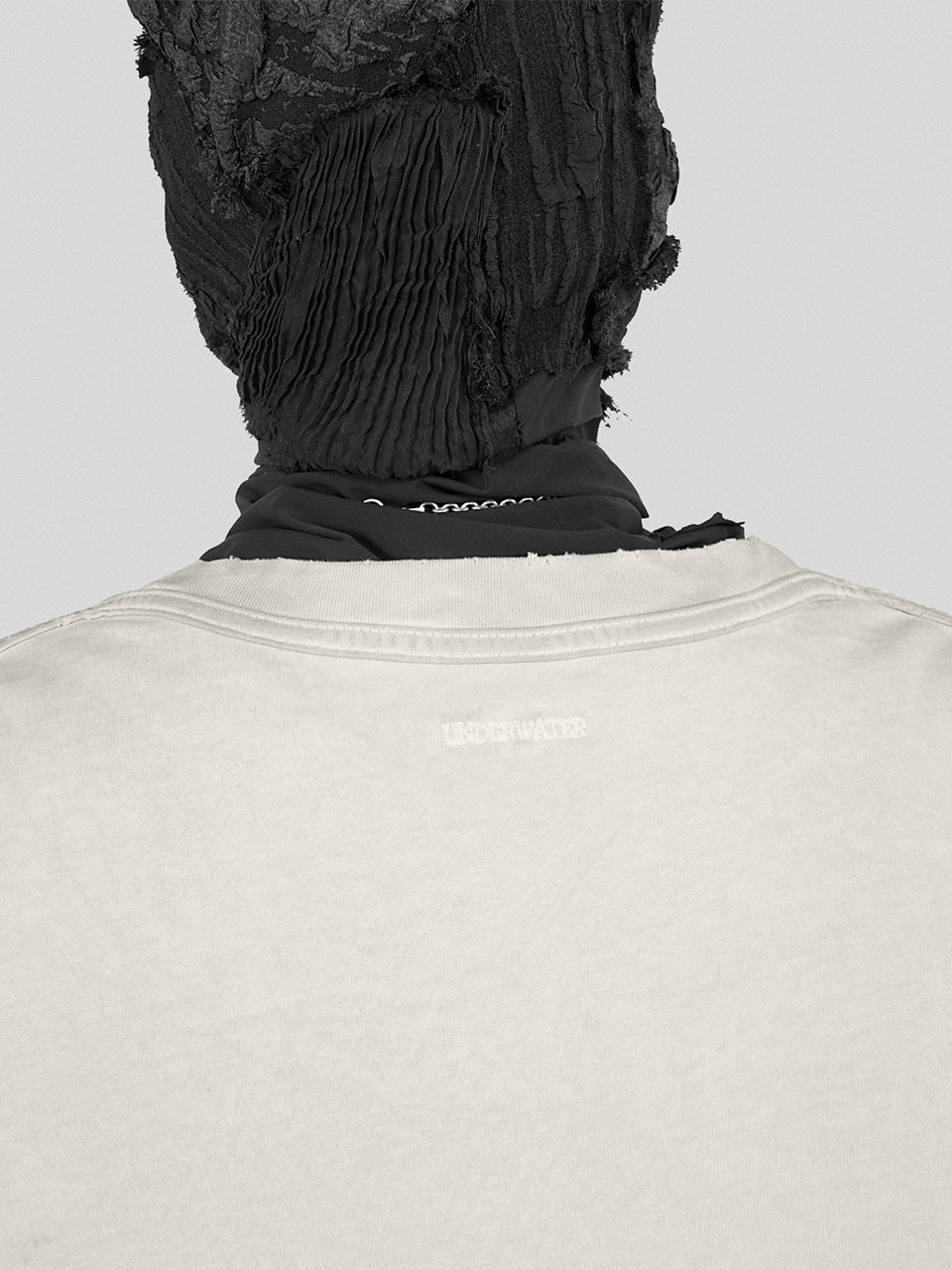 UNDERWATER Destroyed Pockets Long Sleeve Tee