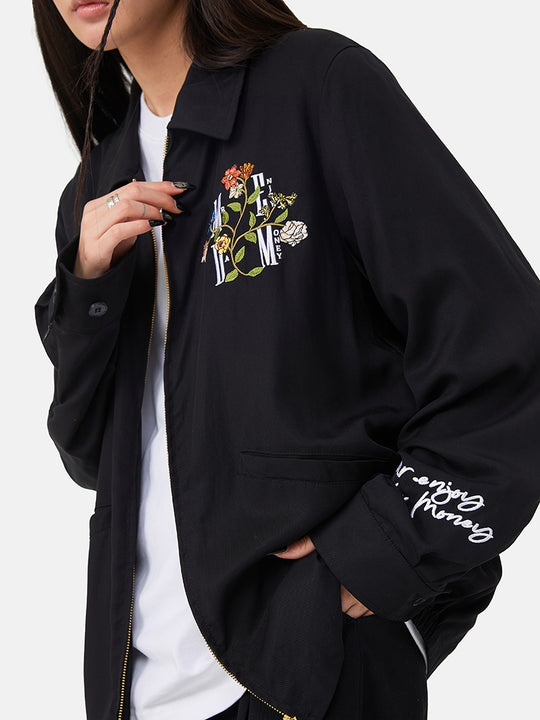MEDM Flower Letter Embroidery Jacket | Face 3 Face