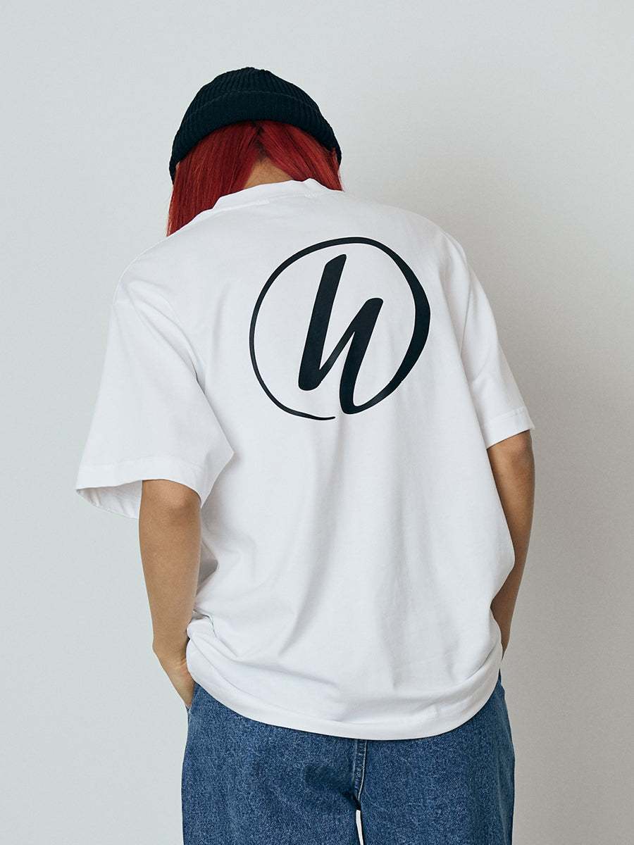 Wassup Basic foam printed Logo Tee | Face 3 Face