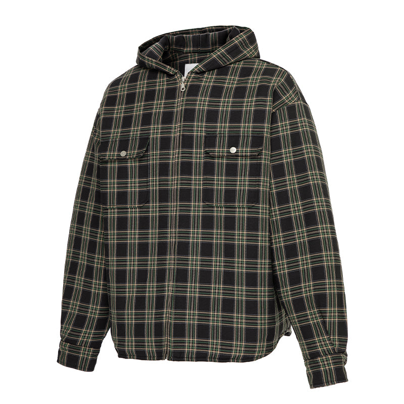 F2CE Plaid Hooded Jacket
