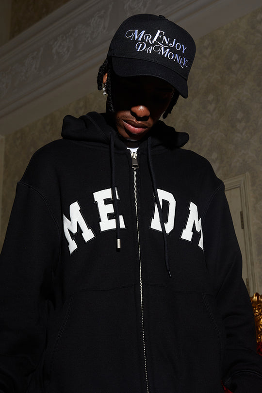 MEDM Snake Letters Logo Zipper Hoodie | Face 3 Face