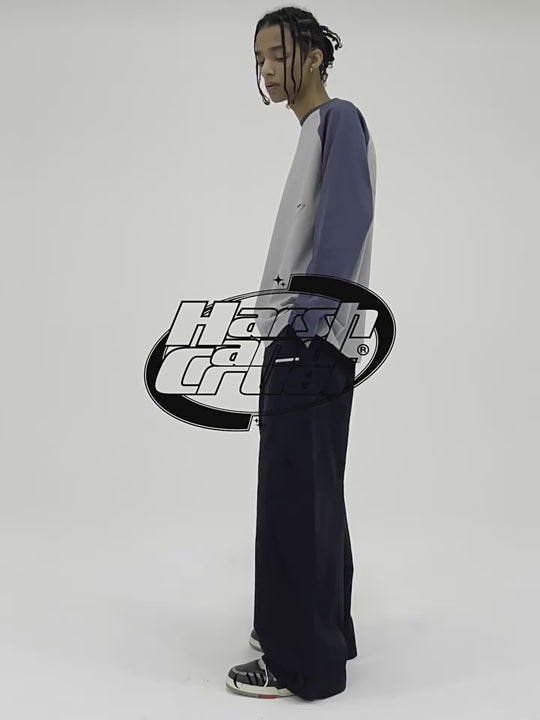 Harsh and Cruel Pleated Wide Loose Trousers