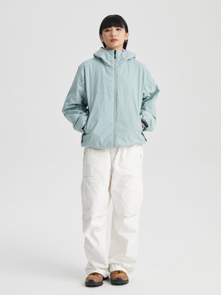 Wassup House Split Waterproof Hooded Jacket