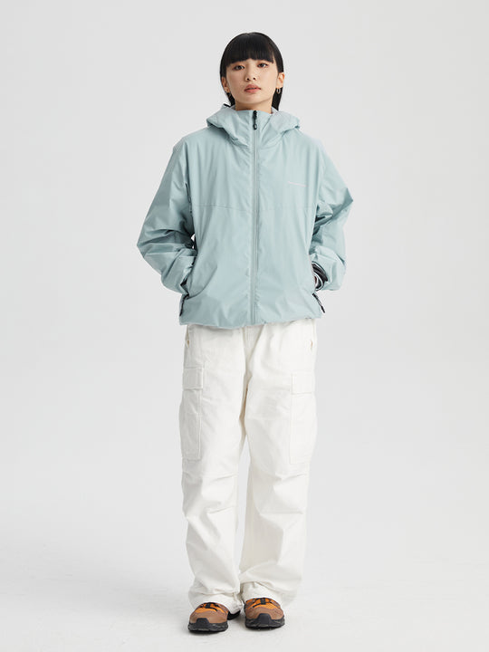 Wassup House Split Waterproof Hooded Jacket