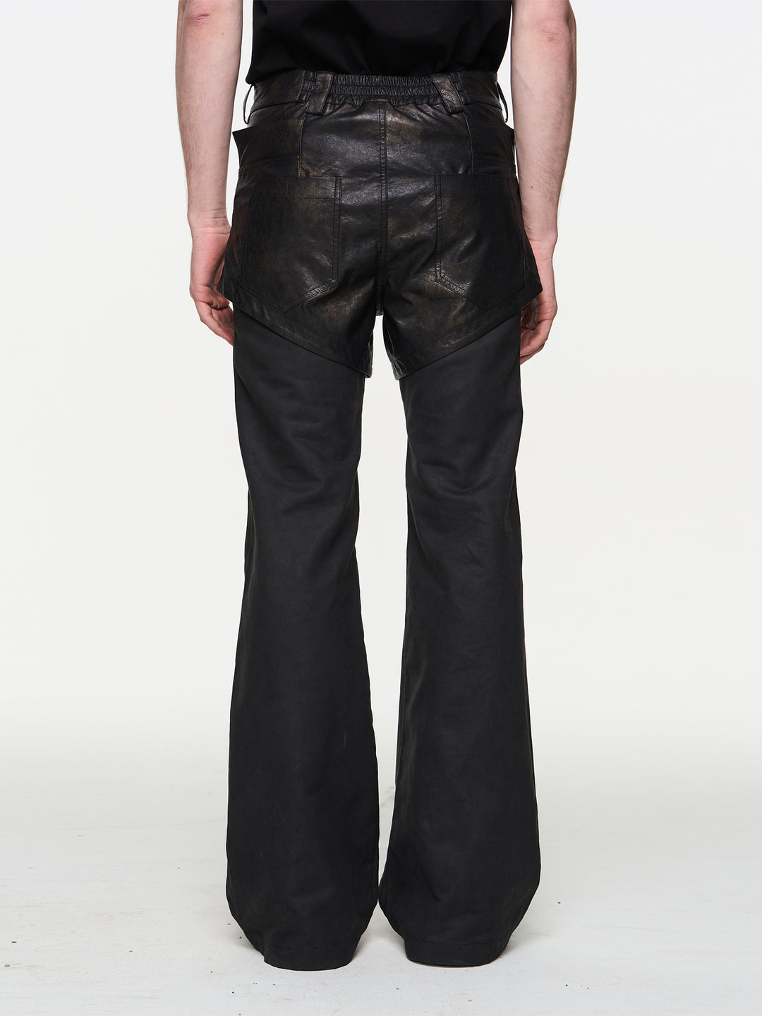 BLIND NO PLAN Double Layer Fake Two Piece Pants