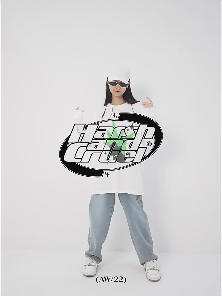 Harsh and Cruel Punk Head Printed L/S Tee