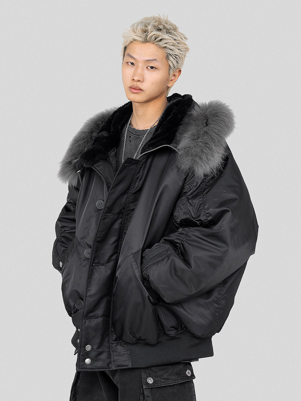 UNDERWATER  N-2B Waterproof Nylon Bomber Jacket