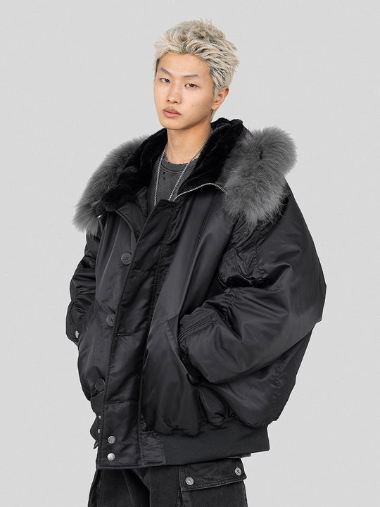 UNDERWATER  N-2B Waterproof Nylon Bomber Jacket